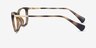 Ralph RA7138U Tortoise Plastic-metalEyeglass Frames from EyeBuyDirect, Side View