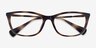 Ralph RA7138U Tortoise Plastic-metalEyeglass Frames from EyeBuyDirect, Closed View