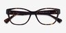 Ralph RA7150 Dark Tortoise AcetateEyeglass Frames from EyeBuyDirect, Closed View
