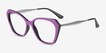 Vogue Eyewear VO5522 Purple PlasticEyeglass Frames from EyeBuyDirect, Angle View