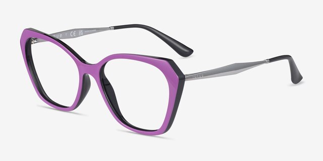 Vogue Eyewear VO5522 Purple PlasticEyeglass Frames from EyeBuyDirect, Angle View