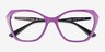 Vogue Eyewear VO5522 Purple PlasticEyeglass Frames from EyeBuyDirect, Closed View