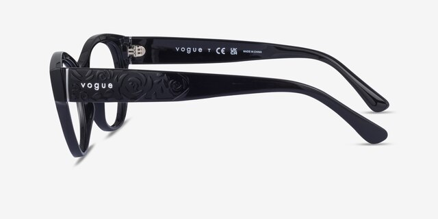 Vogue Eyewear VO5527 Black PlasticEyeglass Frames from EyeBuyDirect, Side View