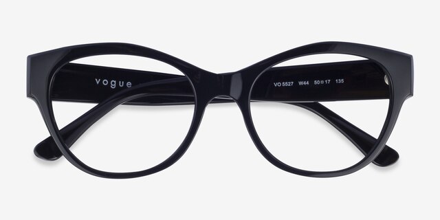Vogue Eyewear VO5527 Black PlasticEyeglass Frames from EyeBuyDirect, Closed View