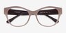 Vogue Eyewear VO5527 Brown PlasticEyeglass Frames from EyeBuyDirect, Closed View