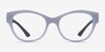 Vogue Eyewear VO5527 Blue PlasticEyeglass Frames from EyeBuyDirect, Front View