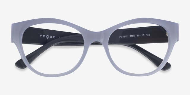 Vogue Eyewear VO5527 Blue PlasticEyeglass Frames from EyeBuyDirect, Closed View
