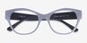 Vogue Eyewear VO5527 Blue PlasticEyeglass Frames from EyeBuyDirect, Closed View