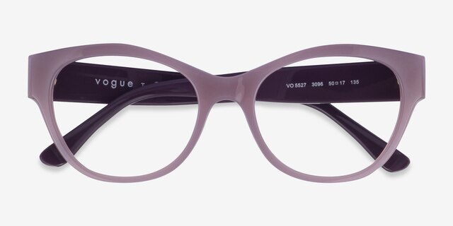 Vogue Eyewear VO5527 Purple PlasticEyeglass Frames from EyeBuyDirect, Closed View