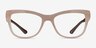 Vogue Eyewear VO5528 Brown PlasticEyeglass Frames from EyeBuyDirect, Front View