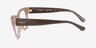 Vogue Eyewear VO5528 Brown PlasticEyeglass Frames from EyeBuyDirect, Side View