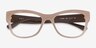 Vogue Eyewear VO5528 Brown PlasticEyeglass Frames from EyeBuyDirect, Closed View