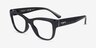 Vogue Eyewear VO5528 Black PlasticEyeglass Frames from EyeBuyDirect, Angle View