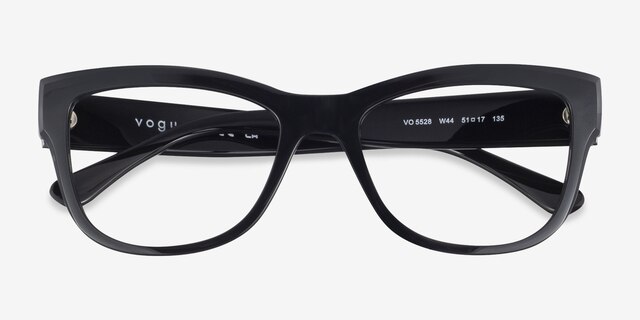 Vogue Eyewear VO5528 Black PlasticEyeglass Frames from EyeBuyDirect, Closed View