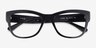 Vogue Eyewear VO5528 Black PlasticEyeglass Frames from EyeBuyDirect, Closed View