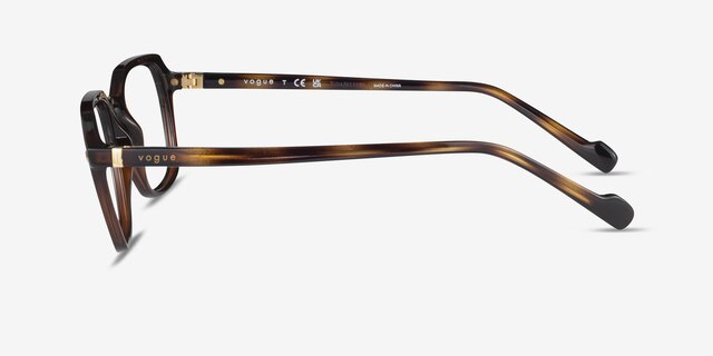 Vogue Eyewear VO5532 Brown PlasticEyeglass Frames from EyeBuyDirect, Side View
