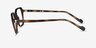 Vogue Eyewear VO5532 Brown PlasticEyeglass Frames from EyeBuyDirect, Side View