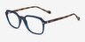 Vogue Eyewear VO5532 Navy PlasticEyeglass Frames from EyeBuyDirect, Angle View