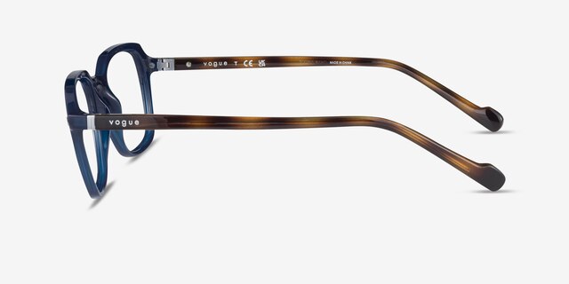 Vogue Eyewear VO5532 Navy PlasticEyeglass Frames from EyeBuyDirect, Side View