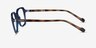 Vogue Eyewear VO5532 Navy PlasticEyeglass Frames from EyeBuyDirect, Side View