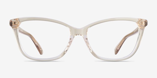 Coach HC6206U Transparent Fawn AcetateEyeglass Frames from EyeBuyDirect, Front View