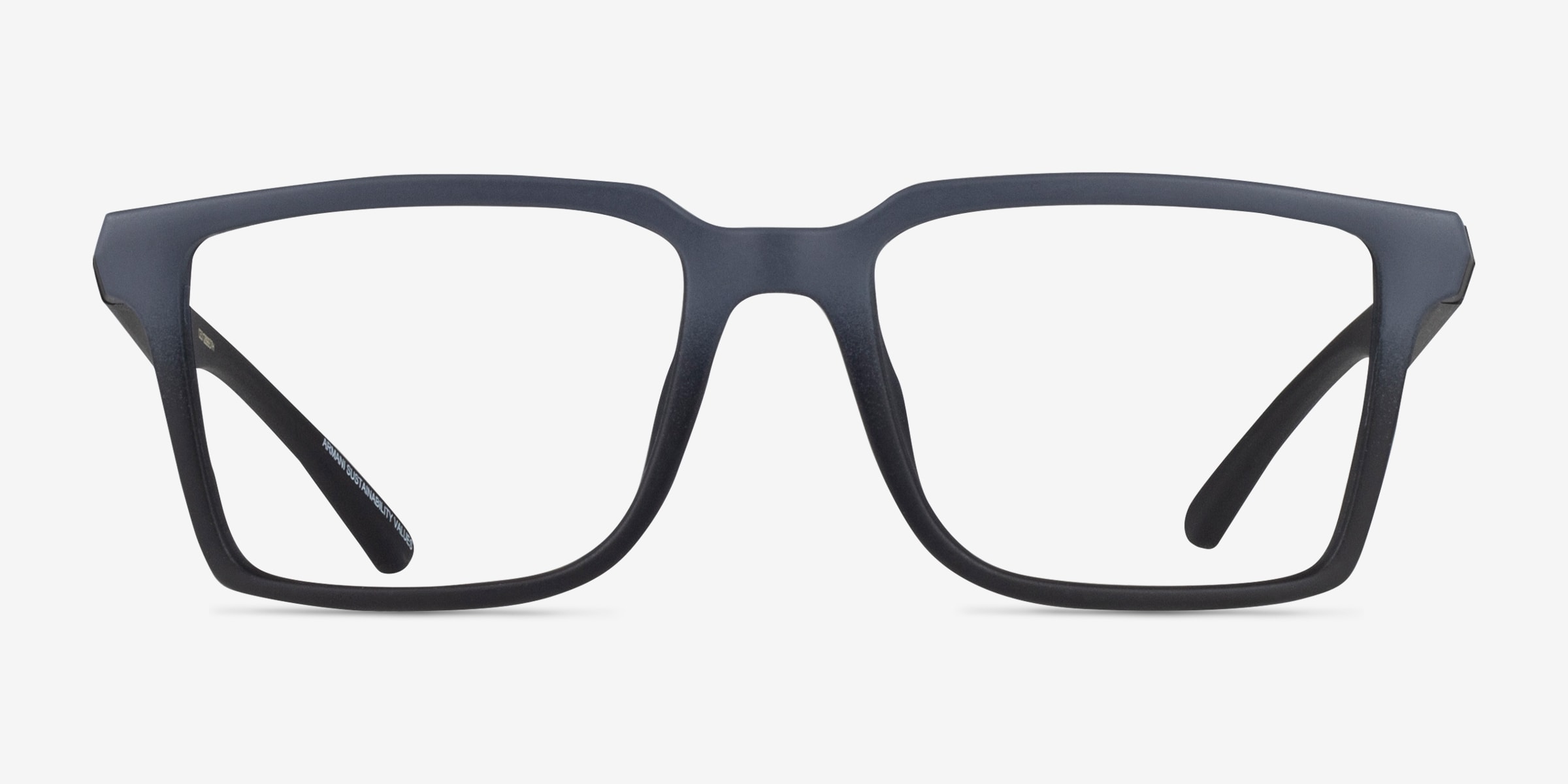 Armani Exchange AX3129U - Square Matte Gray Gradient Black Frame
