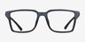 Armani Exchange AX3129U Matte Gray Gradient Black Alternative MaterialsEyeglass Frames from EyeBuyDirect, Front View