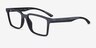 Armani Exchange AX3129U Matte Gray Gradient Black Alternative MaterialsEyeglass Frames from EyeBuyDirect, Angle View
