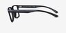 Armani Exchange AX3129U Matte Gray Gradient Black Alternative MaterialsEyeglass Frames from EyeBuyDirect, Side View