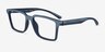 Armani Exchange AX3129U Matte Blue Gradient Alternative MaterialsEyeglass Frames from EyeBuyDirect, Angle View