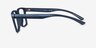 Armani Exchange AX3129U Matte Blue Gradient Alternative MaterialsEyeglass Frames from EyeBuyDirect, Side View