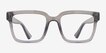 Armani Exchange AX3133U Shiny Transparent Gray Alternative MaterialsEyeglass Frames from EyeBuyDirect, Front View