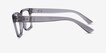 Armani Exchange AX3133U Shiny Transparent Gray Alternative MaterialsEyeglass Frames from EyeBuyDirect, Side View