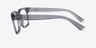 Armani Exchange AX3133U Shiny Transparent Gray Eco-friendlyEyeglass Frames from EyeBuyDirect, Side View