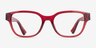 Armani Exchange AX3134U Shiny Transparent Cherry Alternative MaterialsEyeglass Frames from EyeBuyDirect, Front View