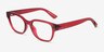 Armani Exchange AX3134U Shiny Transparent Cherry Alternative MaterialsEyeglass Frames from EyeBuyDirect, Angle View