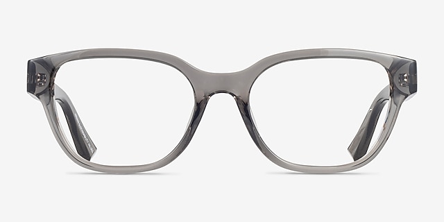 Armani Exchange AX3134U Shiny Transparent Gray Eco-friendlyEyeglass Frames from EyeBuyDirect, Front View