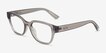 Armani Exchange AX3134U Shiny Transparent Gray Alternative MaterialsEyeglass Frames from EyeBuyDirect, Angle View
