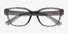 Armani Exchange AX3134U Shiny Transparent Gray Alternative MaterialsEyeglass Frames from EyeBuyDirect, Closed View