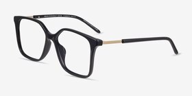 Armani Exchange AX3132F Shiny Black Acétate Montures de lunettes de vue d'EyeBuyDirect, Vue d'Angle
