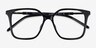 Armani Exchange AX3132F Shiny Black AcétateMontures de lunettes de vue d'EyeBuyDirect, Vue Rapprochée