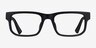Armani Exchange AX3135F Matte Black Matériaux biosourcésMontures de lunettes de vue d'EyeBuyDirect, Vue de Face