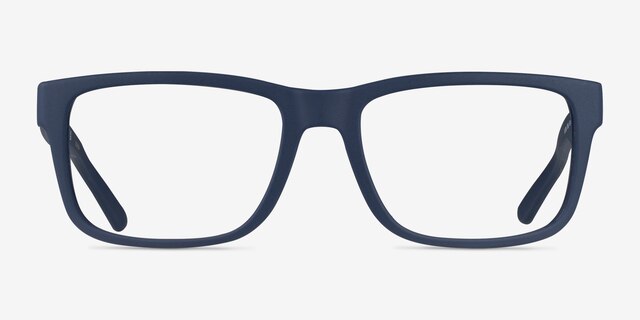 Armani Exchange AX3016 Matte Navy Blue Eco-friendlyEyeglass Frames from EyeBuyDirect, Front View