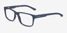 Armani Exchange AX3016 Matte Navy Blue Eco-friendlyEyeglass Frames from EyeBuyDirect, Angle View