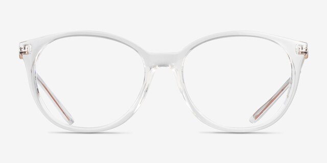 Armani Exchange AX3109 Shiny Crystal Plastic-metalMontures de lunettes de vue d'EyeBuyDirect, Vue de Face