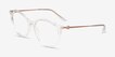 Armani Exchange AX3109 Shiny Crystal MetalEyeglass Frames from EyeBuyDirect, Angle View