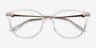Armani Exchange AX3109 Shiny Crystal Plastic-metalMontures de lunettes de vue d'EyeBuyDirect, Vue Rapprochée