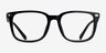 Coach HC6276U Noir Matériaux biosourcésMontures de lunettes de vue d'EyeBuyDirect, Vue de Face