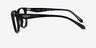 Coach HC6276U Noir Matériaux biosourcésMontures de lunettes de vue d'EyeBuyDirect, Vue de Côté