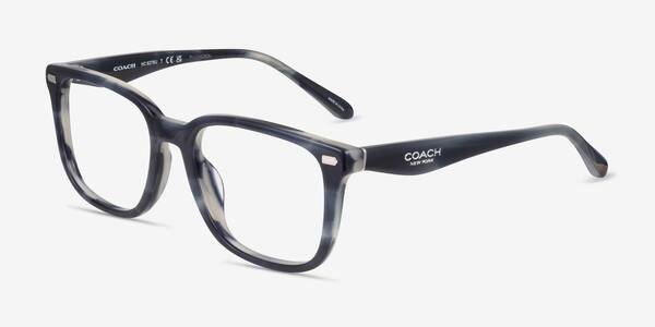 Striated Blue Coach HC6276U -  Alternative-materials Lunettes de vue